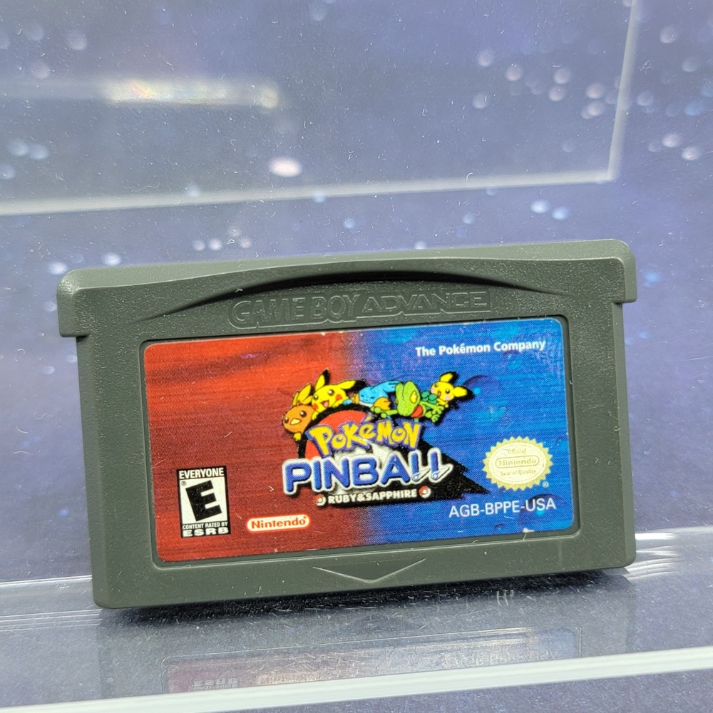Pokemon Pinball Ruby & Sapphire Nintendo Game Boy Advance GBA Authentic